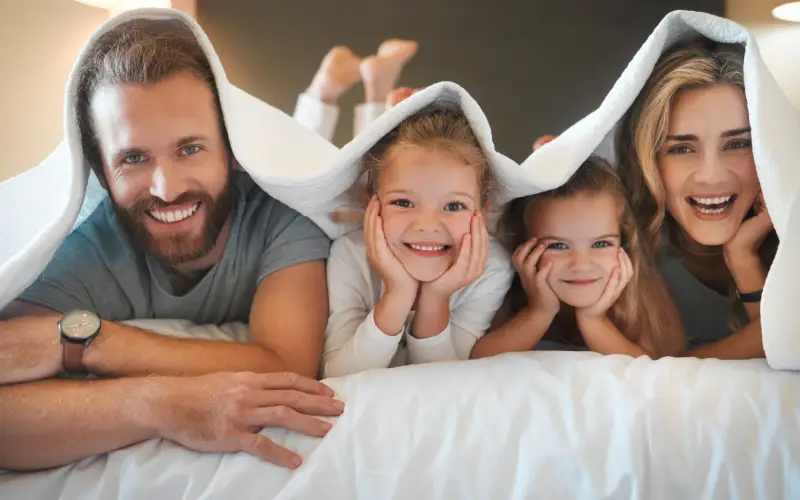 Happy family portrait