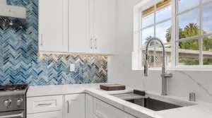 blue backsplash kitchen ideas